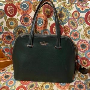 Kate Spade forest green bowler